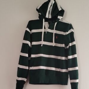 Polo Ralph Lauren Green Striped Hoodie